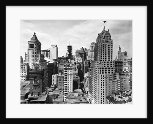 Unusual View of World's Money Center or Financial District by Anonymous