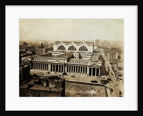 Aerial View of Pennsylvania Railroad Station by Anonymous