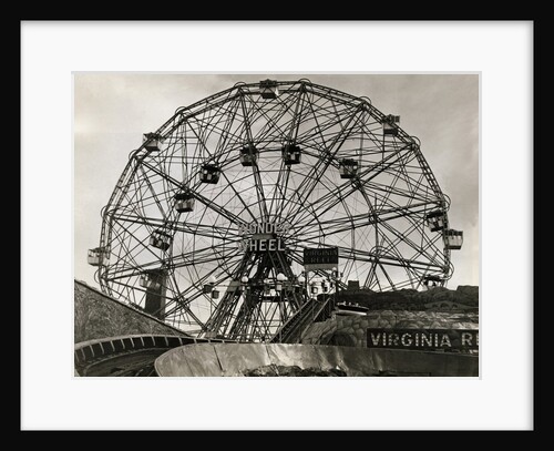 View of Wonder Wheel Ride at Coney Island by Anonymous