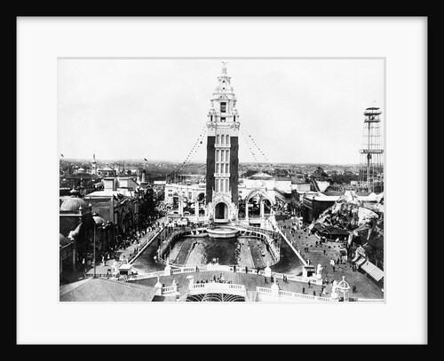 Aerial View of Dreamland Amusement Park at Coney Island by Anonymous