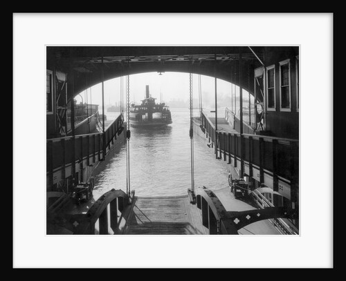 Ferry Landing in Manhattan by Anonymous