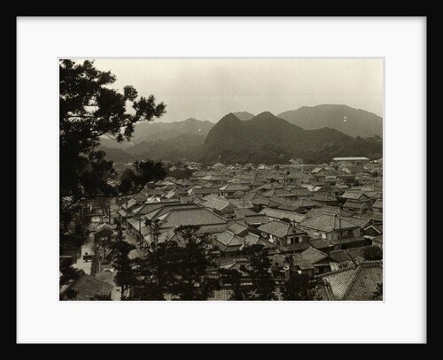Housetop View of Shimoda by Anonymous