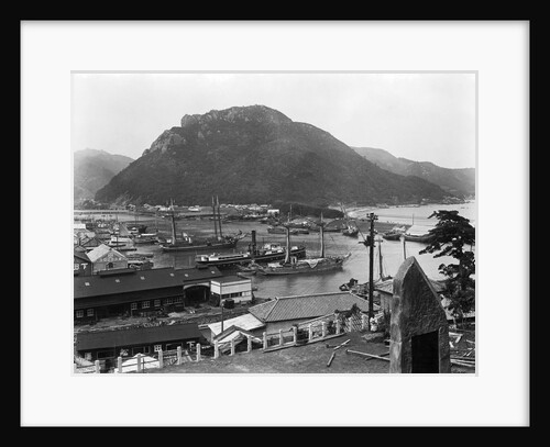 Harbor in Shimoda by Anonymous