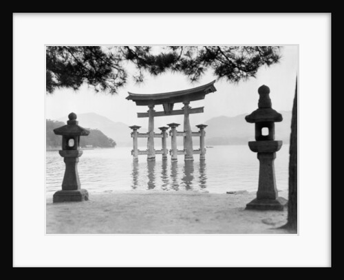Torii Gate in Water by Anonymous