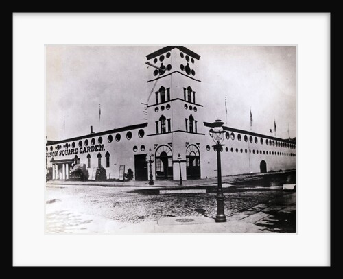 Exterior View of Early Madison Square Garden by Anonymous