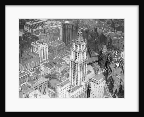 Woolworth Building and City Hall District by Anonymous