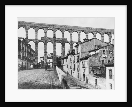 Old Roman Aqueduct at Entrance to Segovia by Anonymous