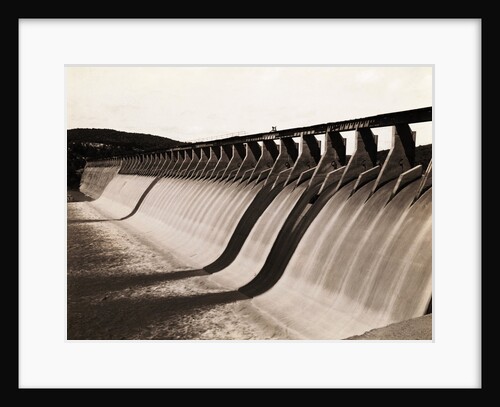 Great Hollow Dam Across Colorado River by Anonymous