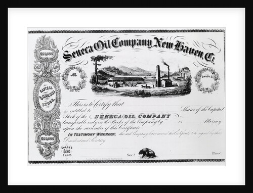 Stock Certificate by Anonymous