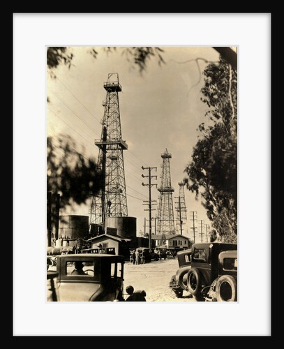 Oil Derricks by Anonymous