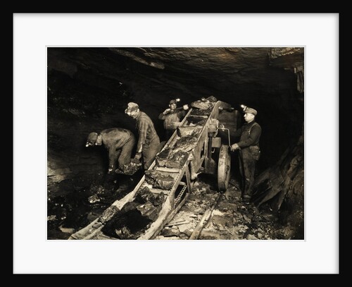 Coal Miners Using Automatic Conveyor by Anonymous