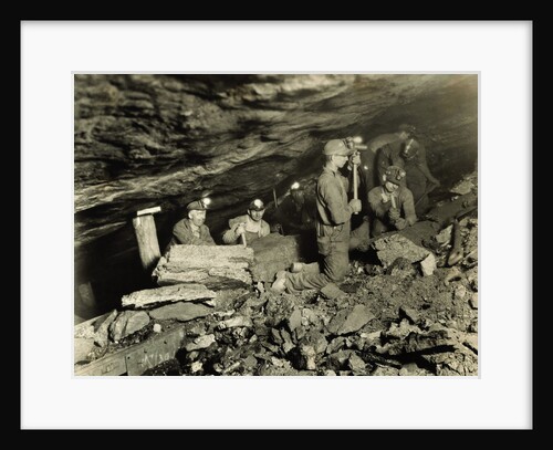 Coal Miners Working One Thousand Feet Below Surface by Anonymous