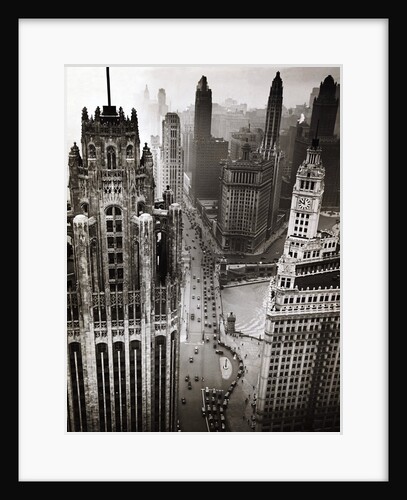 Aerial View of Chicago by Anonymous