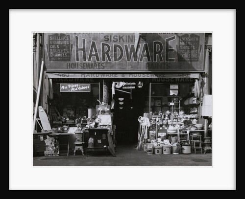 Exterior of Hardware Store by Anonymous