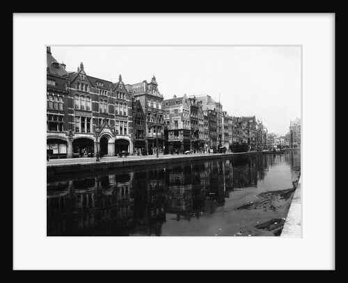 Canal at Amsterdam Holland by Anonymous