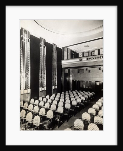 Interior of Chanin Auditorium by Anonymous