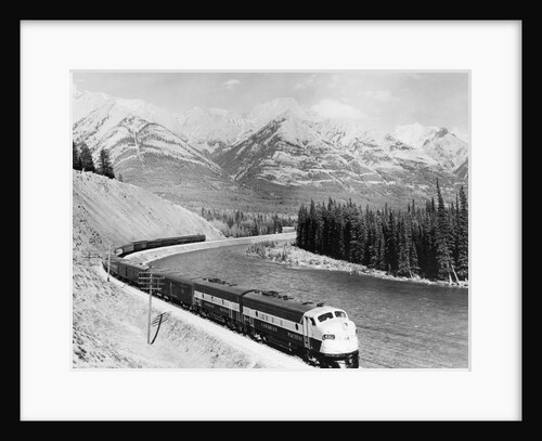 View of Moving Train by Anonymous