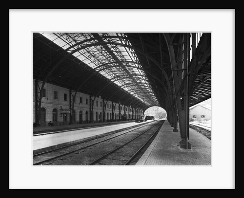 Interior of Portbou Railway Station by Anonymous