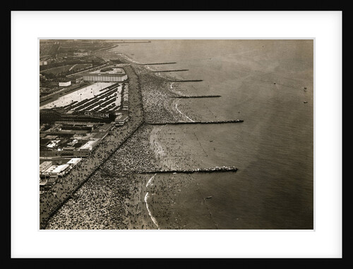 Aerial View of Coney Island Beach on the Fourth of July by Anonymous