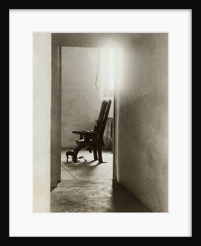 Electric Chair at Sing Sing Prison by Anonymous