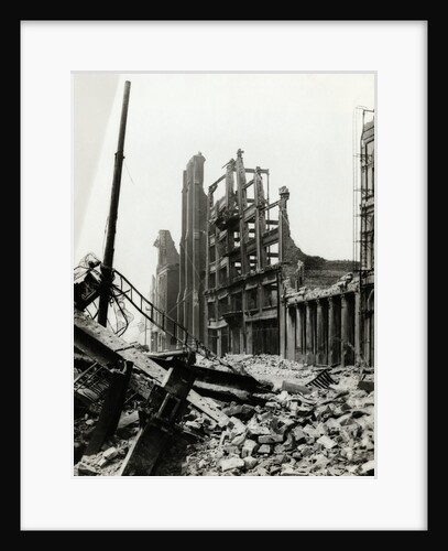 San Francisco Earthquake Rubble by Anonymous