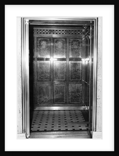 An Otis Elevator Inside a Hotel by Anonymous