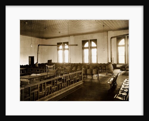 Courtroom Interior by Anonymous