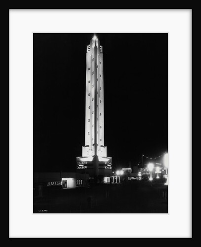 Havoline Tower at Night by Anonymous