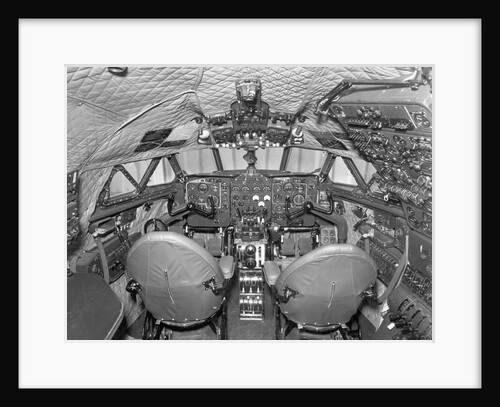 Cockpit of Comet 3 Aircraft by Anonymous