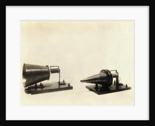 Alexander Graham Bell's Telephone Transmitter and Receiver by Anonymous