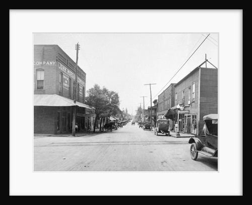 Main Street in a Small Town by Anonymous