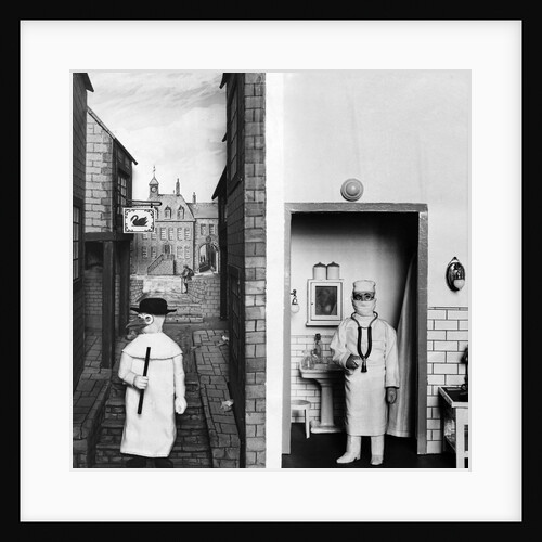 Doctor of Medieval Times with a Modern Surgeon by Anonymous