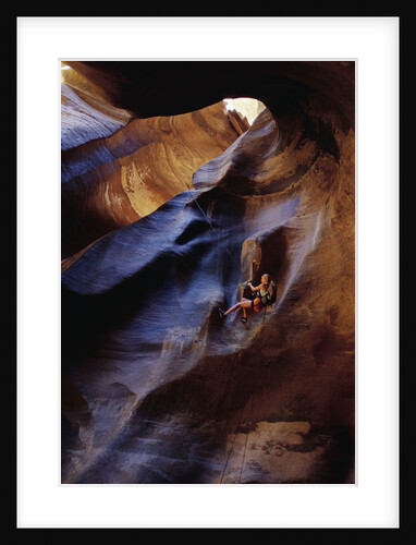 Rappelling Down Pine Creek Canyon by Anonymous