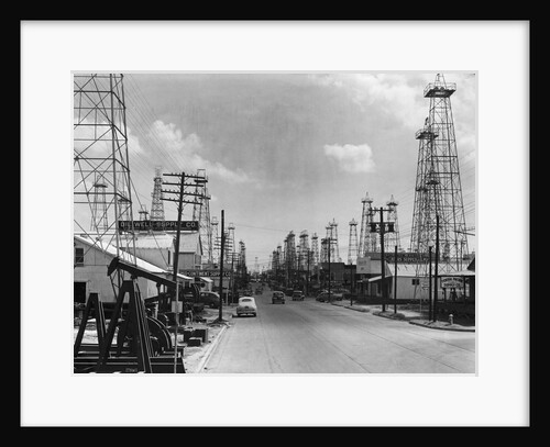 Texas Oil Well Town by Anonymous