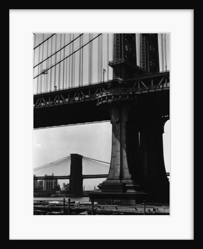 Brooklyn and Manhattan Bridges by Anonymous