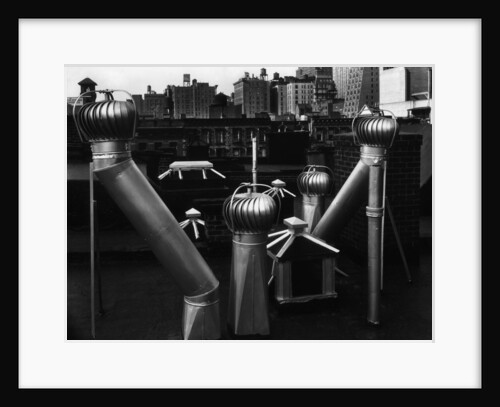 Nancy Newhall's Rooftop, New York City by Brett Weston