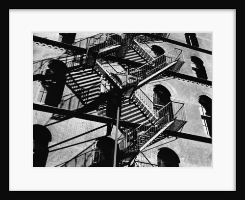 Fire Escapes and Shadows, New York, 1944 by Anonymous