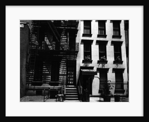 Two Apartment Buildings, Manhattan, 1944 by Anonymous