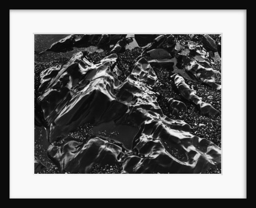 Wet Beach Rock Formations by Anonymous
