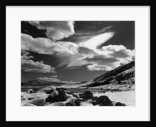 Lake and Snow Landscape by Anonymous