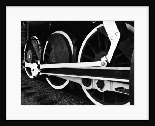 Locomotive Wheels by Brett Weston
