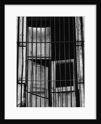 Bars Over Window by Anonymous