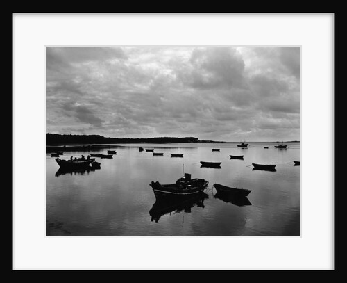 Fishing Boats in Harbor by Anonymous