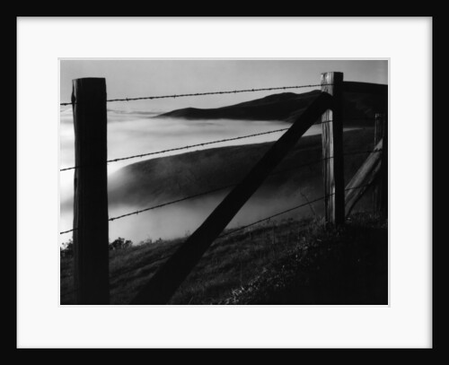 Fence and Hills, Big Sur, 1962 by Anonymous