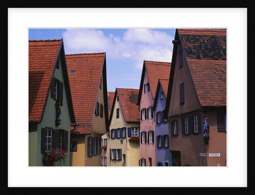 Row Houses in Dinkelsbuhl by Anonymous