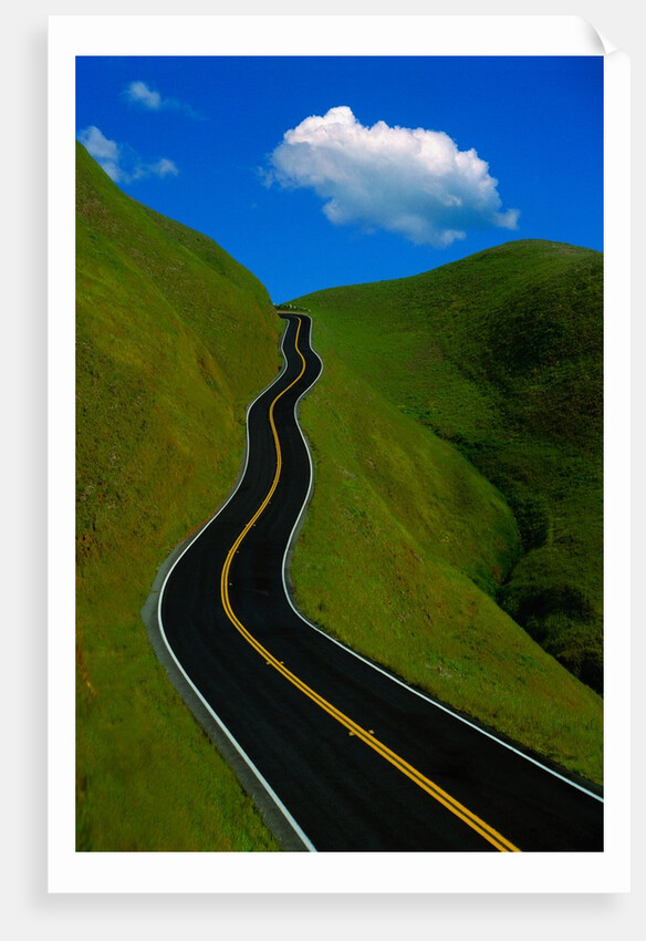 Highway Winding Through Countryside by Corbis