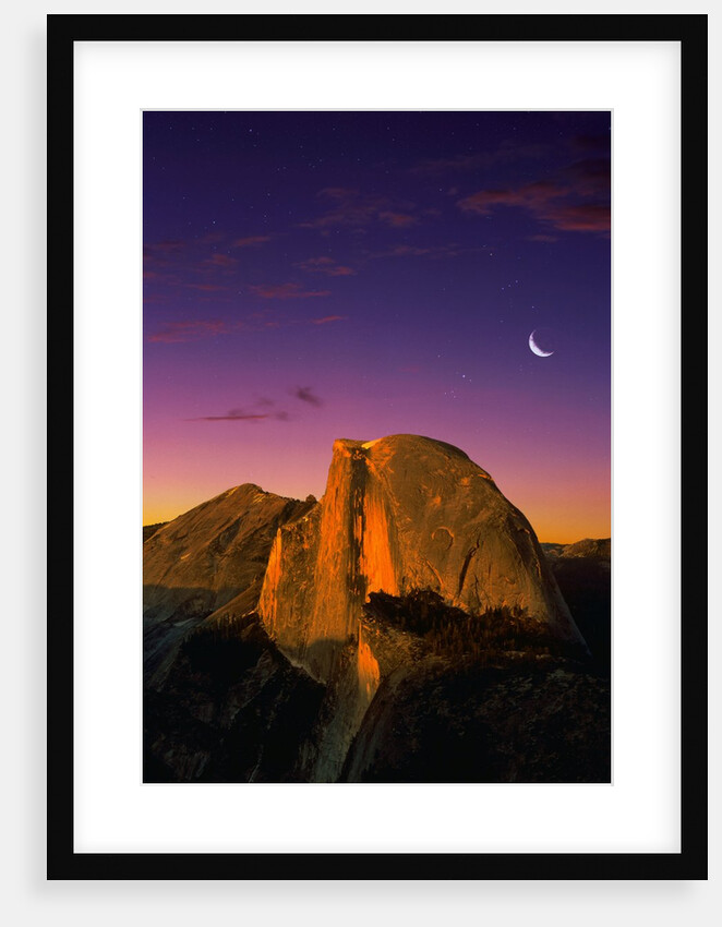 Half Dome at Twilight by Anonymous