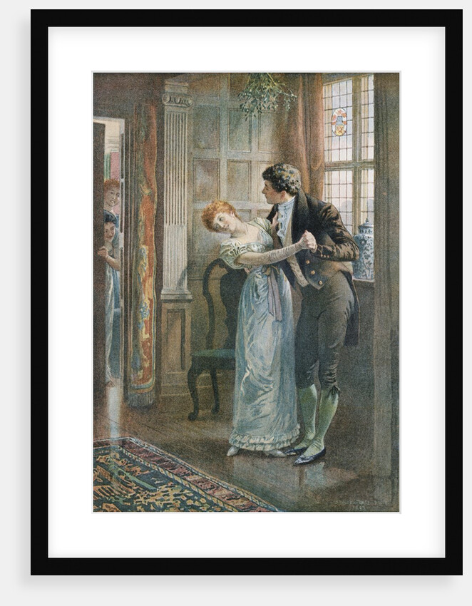 Under the Mistletoe by Edward Frederick Brewtnall