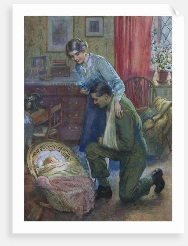 The First Sight of His Son by Harold Copping