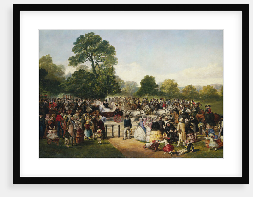 Hyde Park, London, England, Entrance of Queen Victoria by Thomas Musgrave Joy
